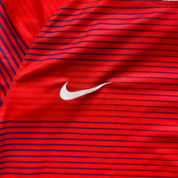 Nike USMNT USA Jersey Authentic Training Shirt, 2016 2017, Red / Blue, Sz XL - Picture 7 of 11